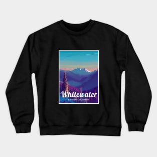 Whitewater British Columbia Canada Ski Crewneck Sweatshirt